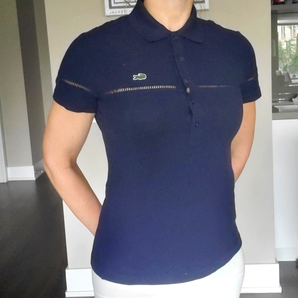 ๐ 4X HOST PICK ๐ Lacoste ๐ Cotton Polo Shirt ๐ - Picture 4 of 16